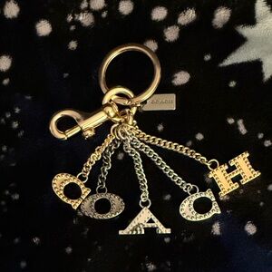 Coach Multi-Color Keychain